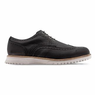 Men's Footjoy Club Casual Shoes Black NZ-618387